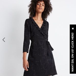 Madewell Black Wrap Dress